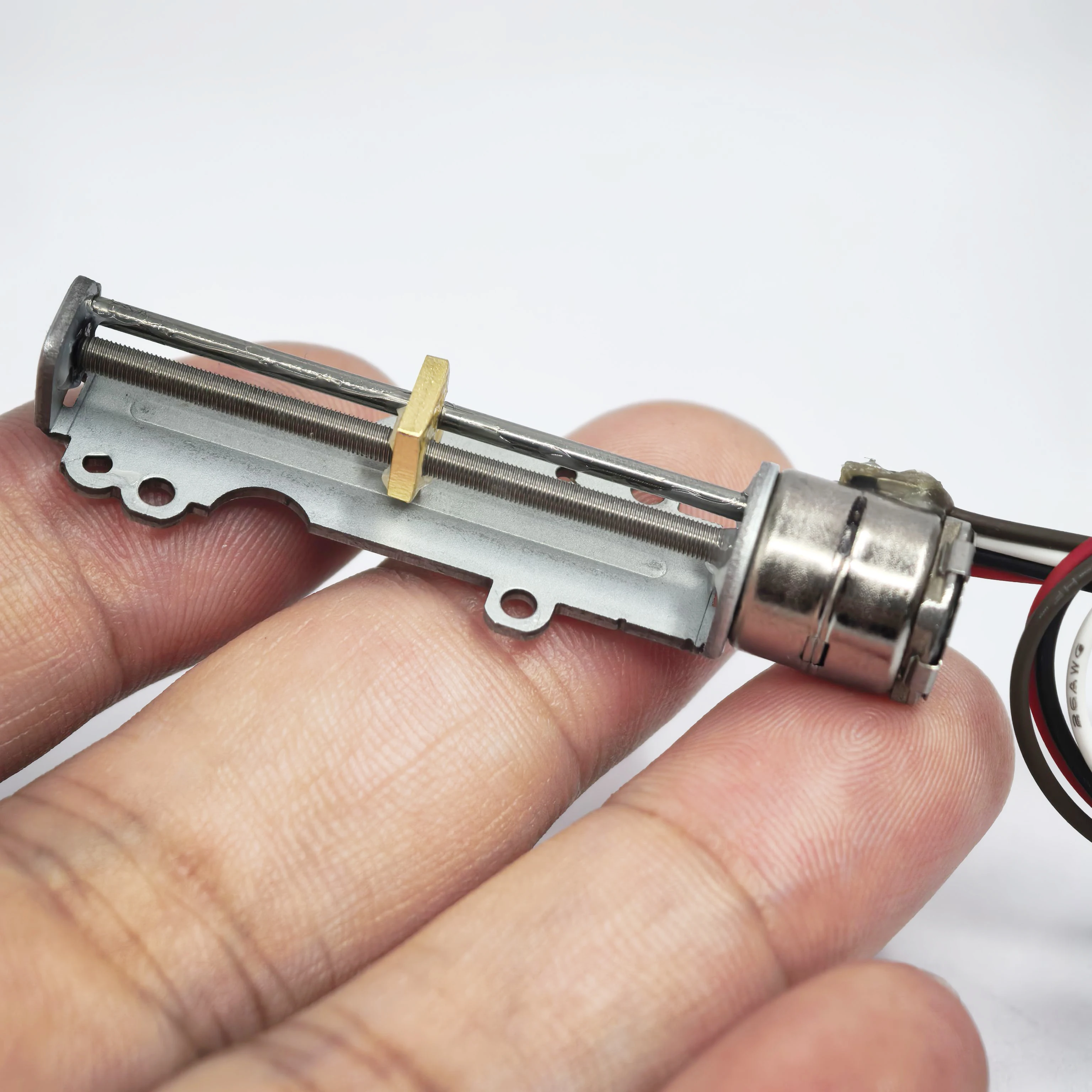 Stroke 34mm Linear Actuator Micro 10mm 2-phase 4-wire Precise Stepper Motor Precision Long Linear screw slider Nut