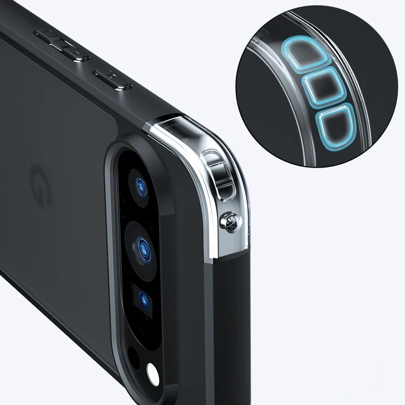 For Google Pixel 9 Case For Google Pixel 9 Pixel 9 Pro XL Cover Matte PC Shockproof Original TPU Phone Cover For Google Pixel 9
