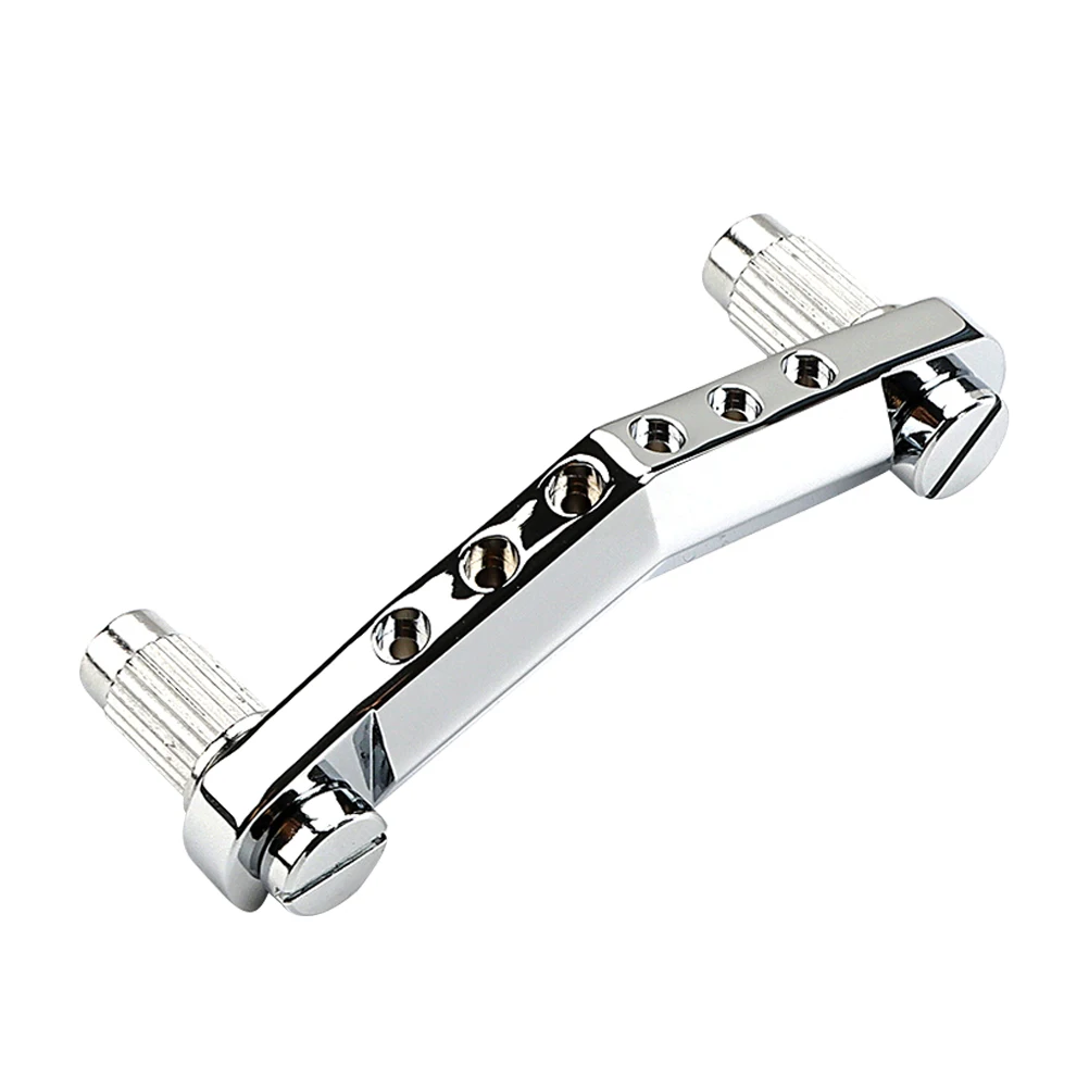 

Metal Guitar Bridge GA130 Electric Guitar Part Roller Saddle Tailpiece Alloy Replacement Stable Sound Intonation Durable