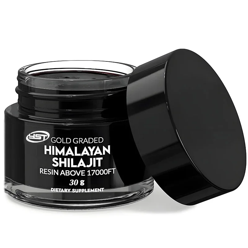 Pure Himalayan Shilajit resin,naturally dried and gold graded with85or more essential minerals,rich in humic acid and humic acid