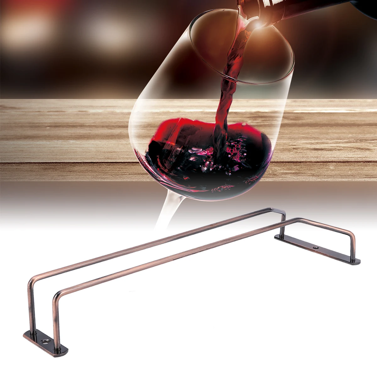 

Stainless Steel 27cm Holder Under Cabinet Rust Resistant Easy Install Space Saving Kitchen Storage Organizer