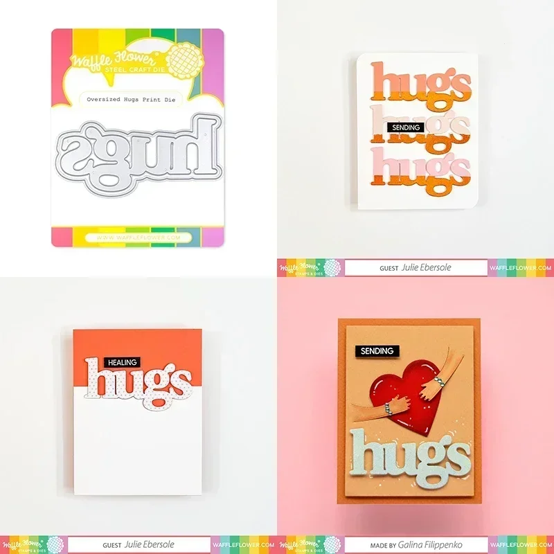 Новинка 2023 г., штампы большого размера для резки металла с принтом для рукоделия, Изготовления Бумажных поздравительных открыток, скрапбукинга