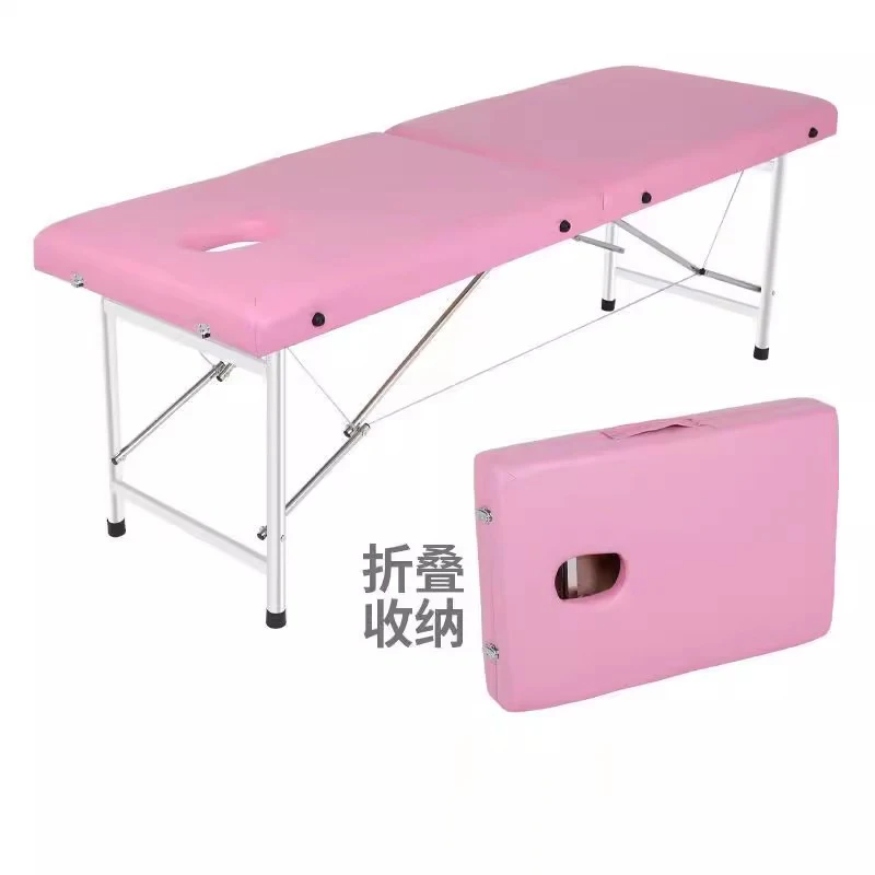 

Fold Portable Massage Bed Minimalist Tattoo Space-saving Massage Table Cervical Spine Lettino Per Massaggi Salon Furniture