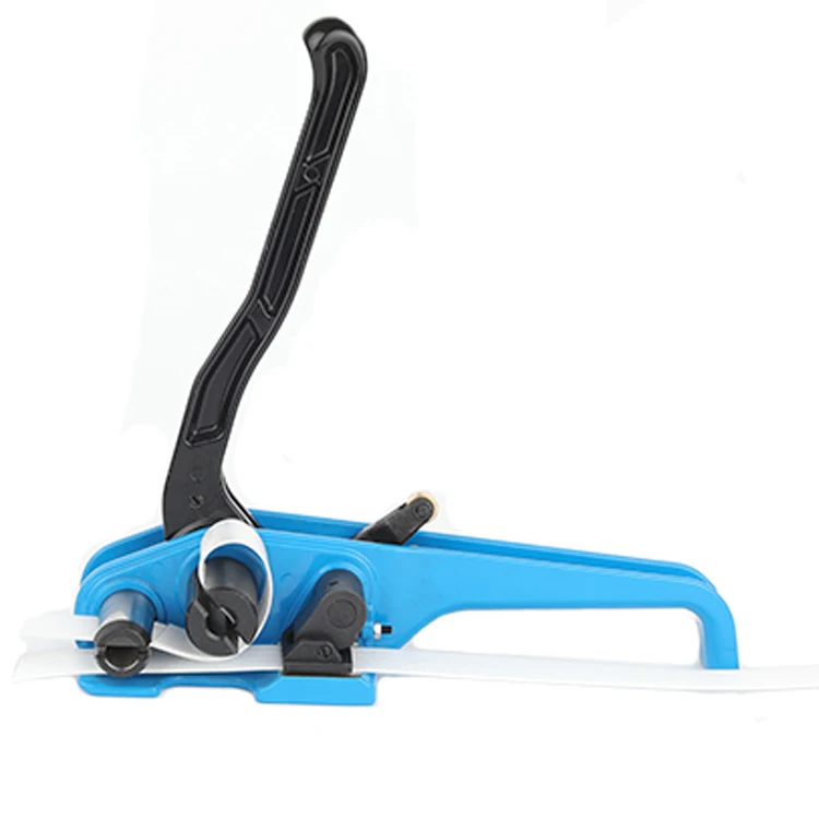 

JPQ40 Manual Polyester Polystrapping Tool Composite Plastic Rope Tensioner for Packaging