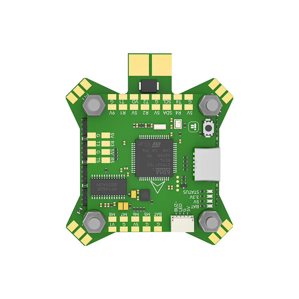 IFlight BLITZ Flight Stack Single Set, F7 Flight Controller + E55S 8Bit 4-in-1 ESC 2-6S FPV Drone Stack Combo