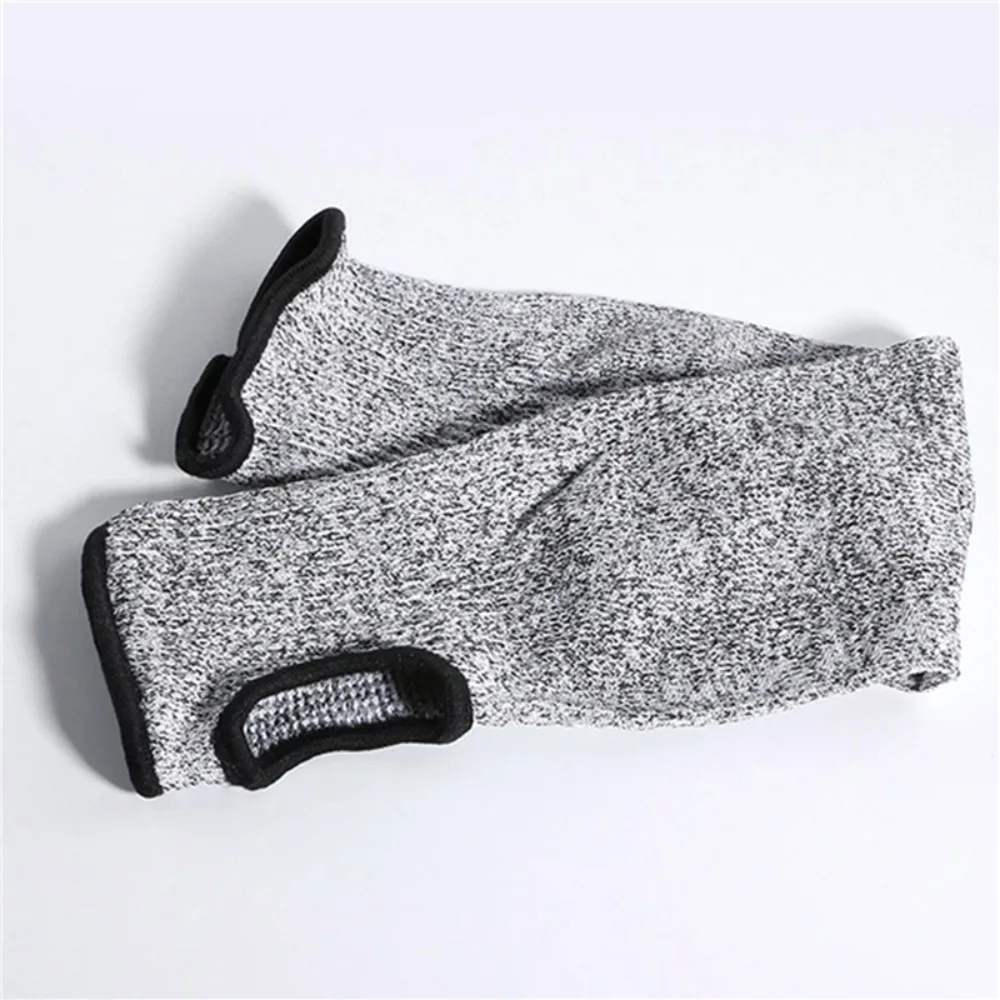 Protective Arm Sleeve Work Safety Arm Wrist Gloves Anti Cut Guard Bracers Arm Protection Level 5 HPPE Cut Resistant Work Sleeves