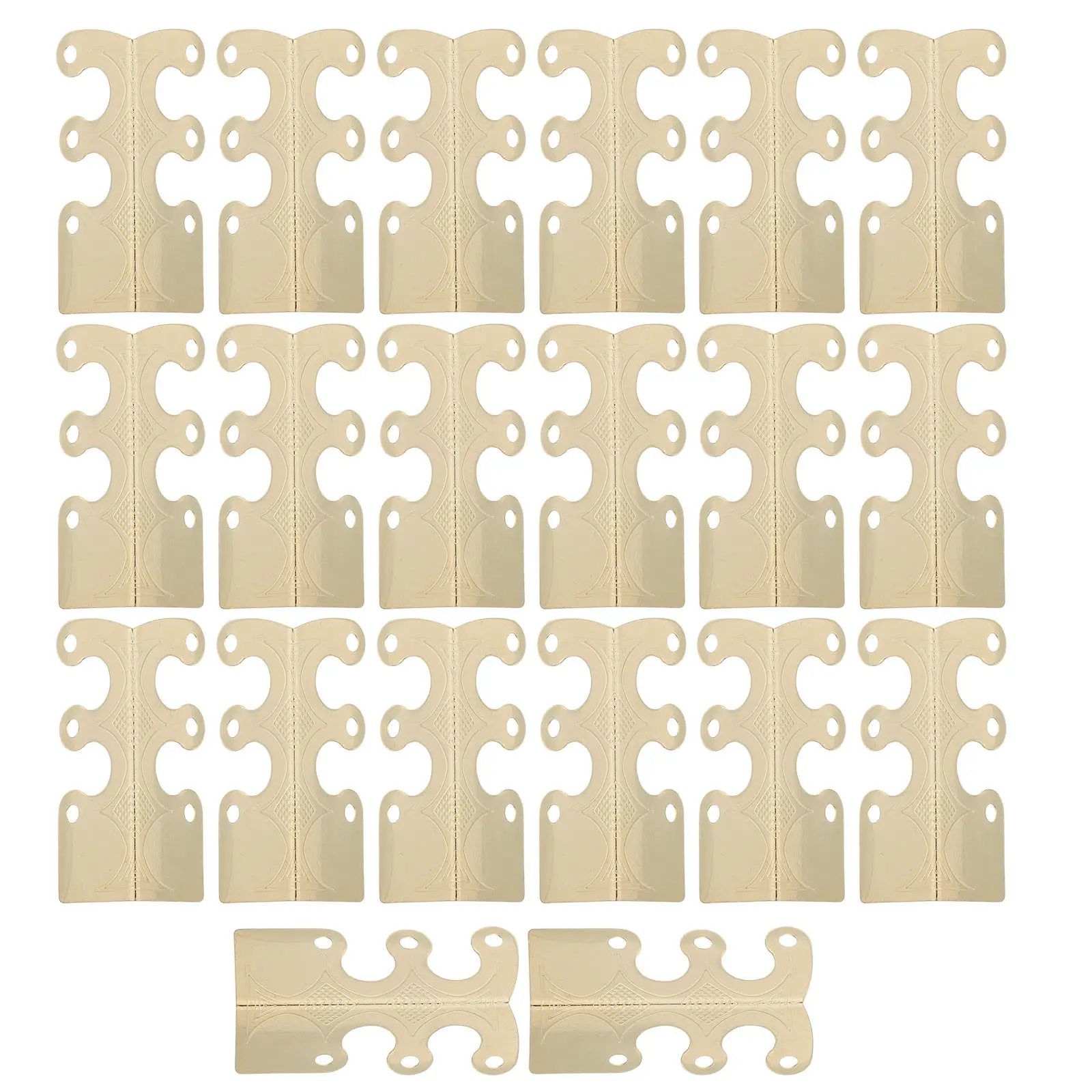 20Pcs Retro Vintage Corner Protectors Metal Bronze Box Edge Guards Decorative Corner Trim for Jewelry Box Wooden Chest