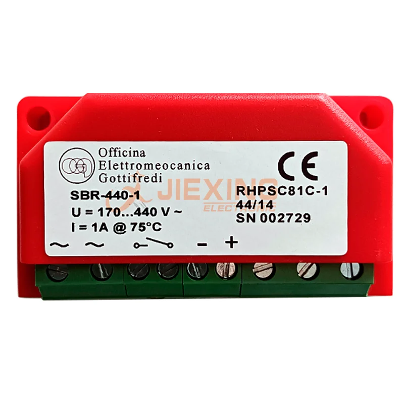 

OEG SBR-440-1 U=170...440 V~ I=1A @75℃ RHPSC81C-1 Motor Brake Rectifier Module Officina Elettromeocanica Gottifredi