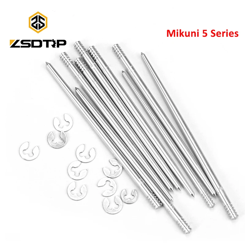 

ZSDTRP Mikuni 5 Series Jet Needles for Mikuni TM24 TM28 TM32 TM34 VM24 VM26 VM2 Carburetors