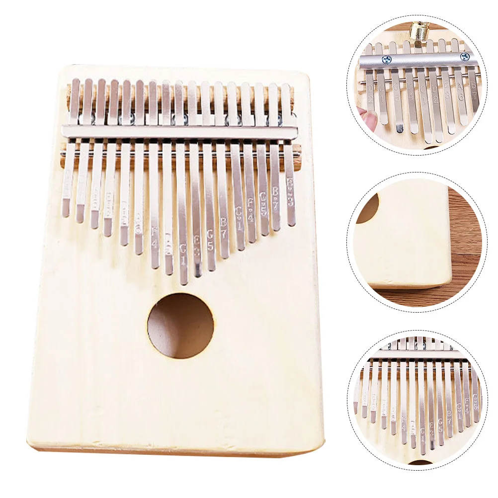 

DIY Wooden Thumb Piano Finger Instrument Blank Kalimba Set Reliable Design Long Lasting Handmade Accessory