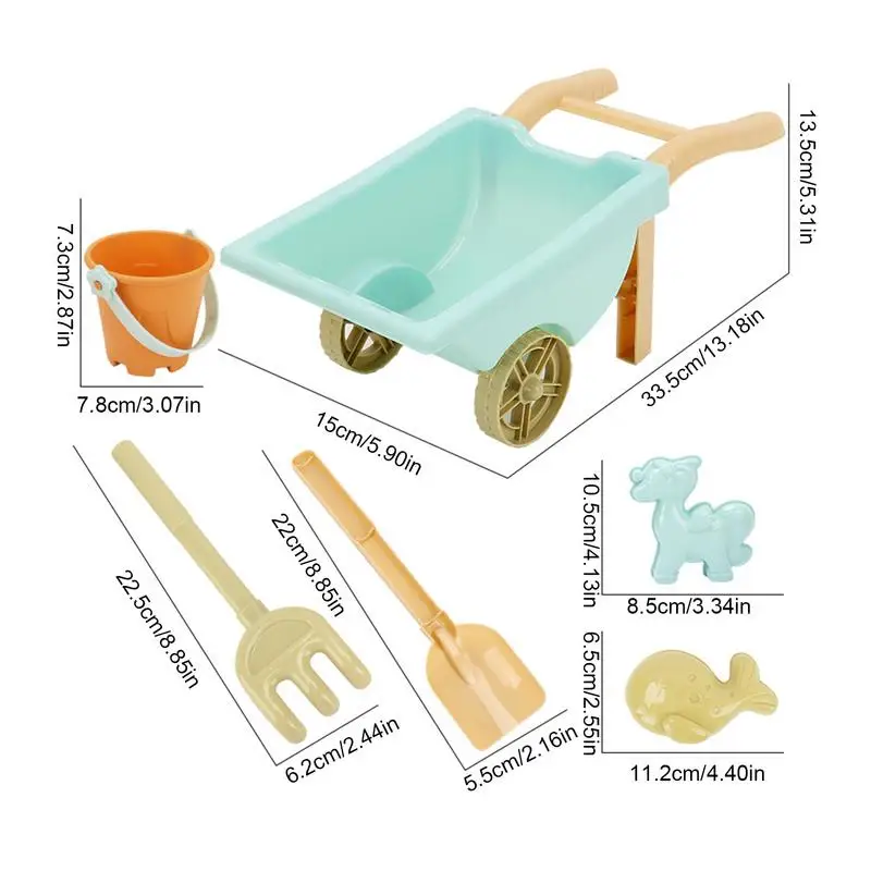 مجموعة ألعاب رمال الشاطئ للأطفال ، حفر الرمال ، دلو بلاستيكي ، زجاجة الري ، المجارف ، لعبة المياه ، الصيف