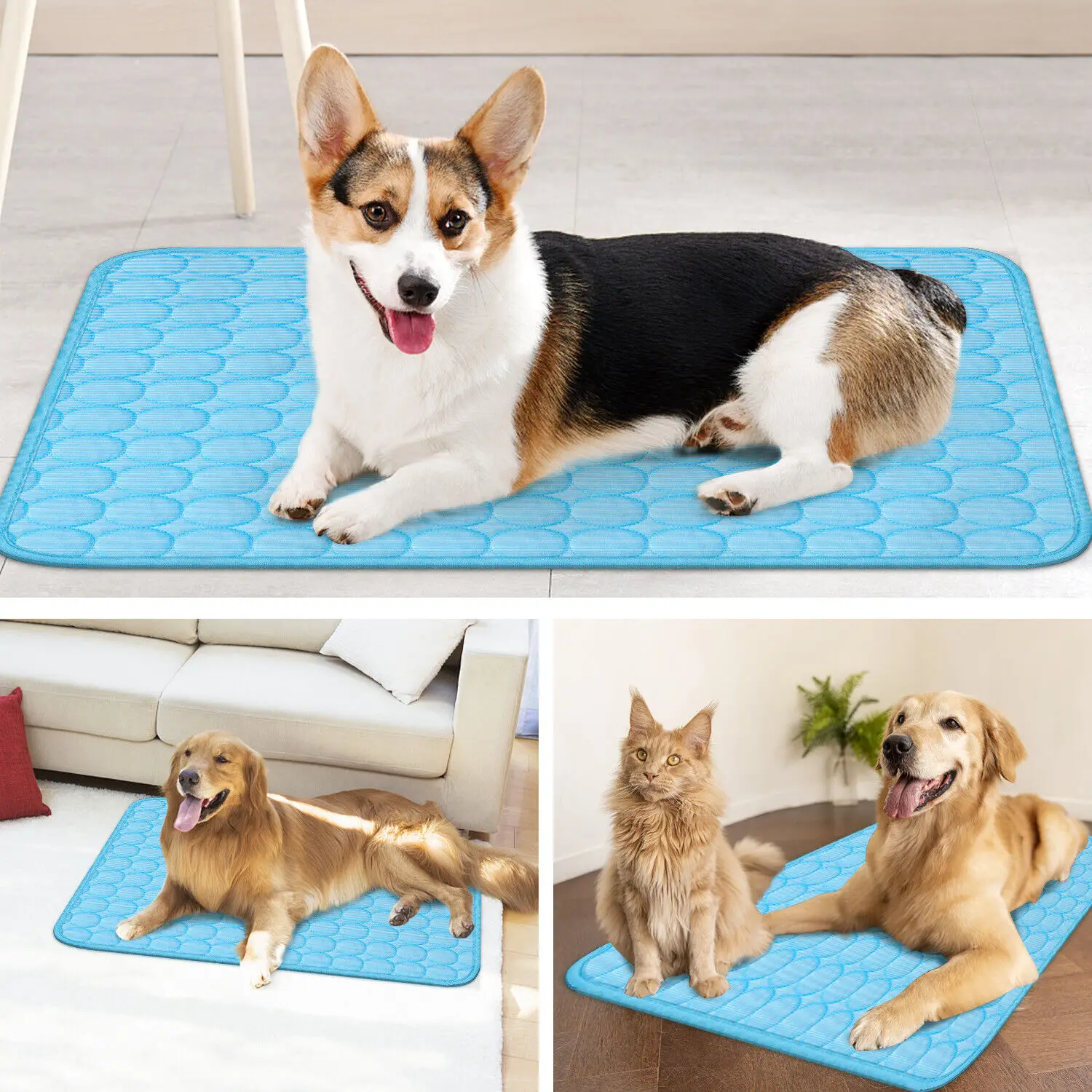 

Pet Cooling Mat Cool Pad Cushion Dog Cat Puppy Blanket For Summer Sleeping Bed Dog Cooling Bed Pet Cooling Mat