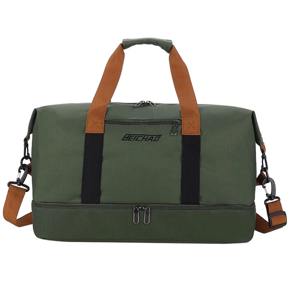 

Portable Large Capacity Travel Duffle Bag Handheld Business Trip Travel Luggage Bag Waterproof Sports Messenger Bag Male