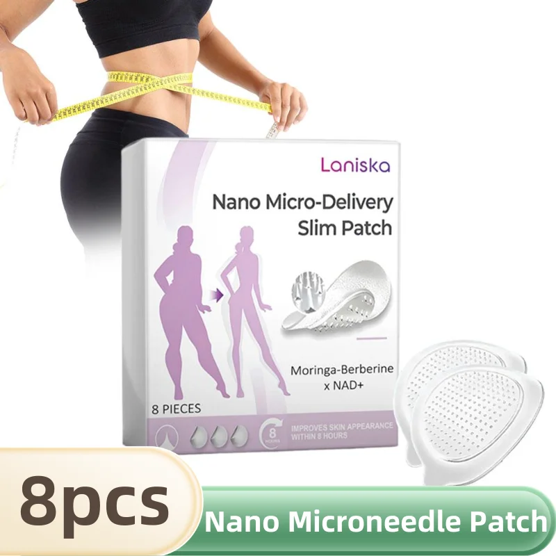 Invisible Nano Slim Patch For Weight Loss Gentle Breathable Care Patch Intestinal Slimming Microneedle Patch For Body Care ﻿