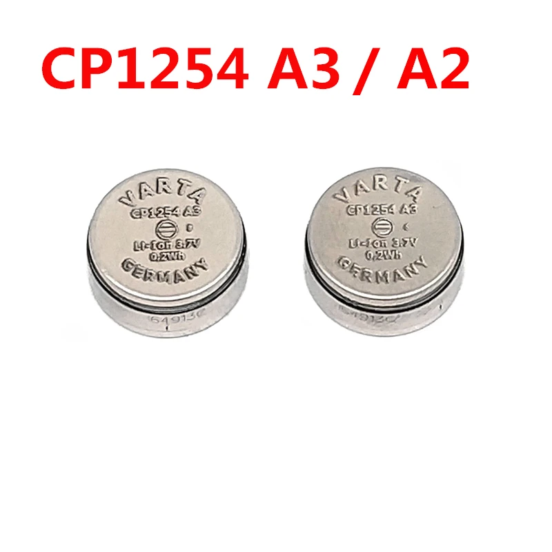 2PCS/lot 3.7V Li-ion 60mAh CP1254 A3 A2 for Sony WF-1000XM4 WF-1000XM3 Bose JABRA True TWS Wireless Bluetooth Headset Battery