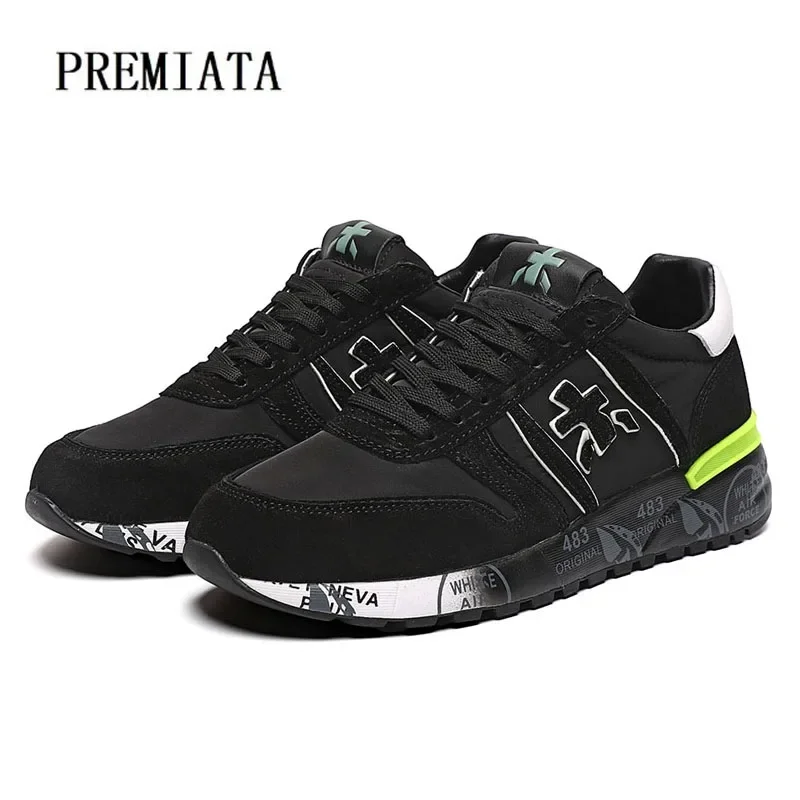 PREMIATA-Zapatos Deportivos transpirables para hombre, zapatillas de deporte informales a la moda, diseño de lujo, impermeables, multicolor