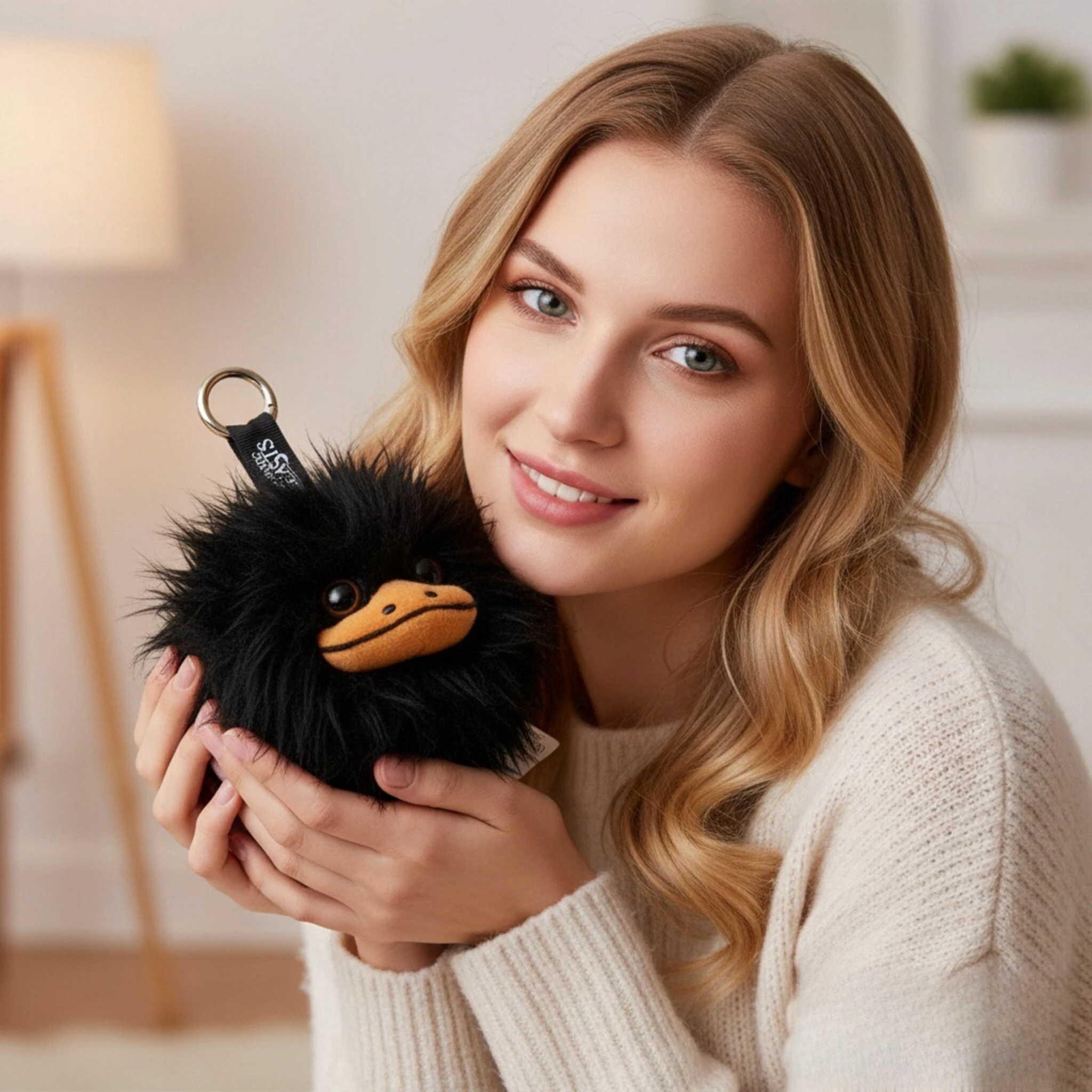 

Genuine Harry Potter Fantastic Beasts Plush Toy Keychain Cute Soft Movie TV Stuffed Dolls Fantastic Beasts Wherever Keychain