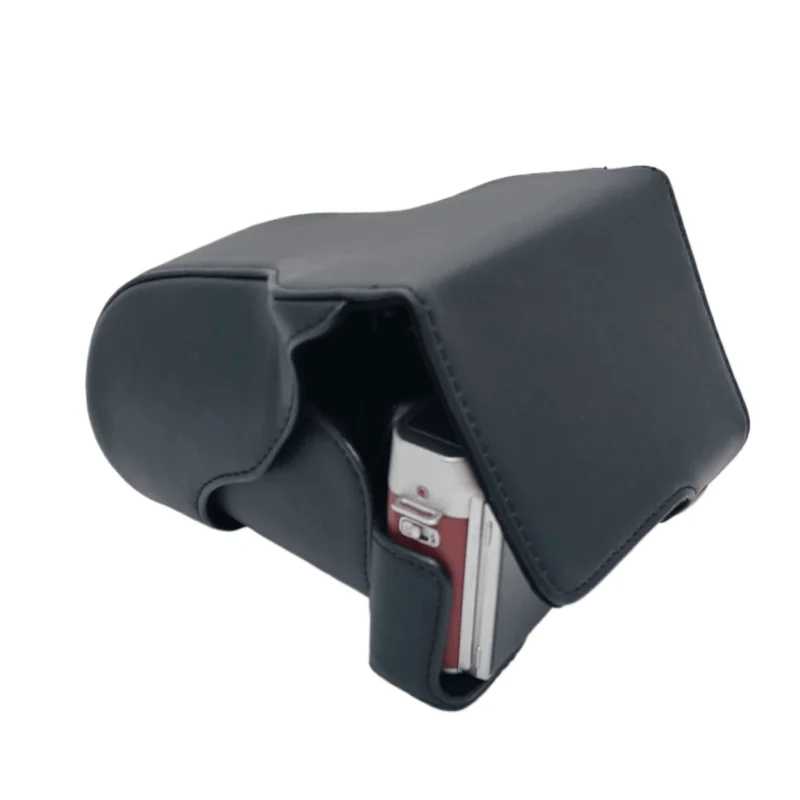 PU leather Digital camera case bag cover pouch for Fuji Fujifilm XA10 XA20 XA2 XA3 XA5 XA7 XA1 Camera with Strap