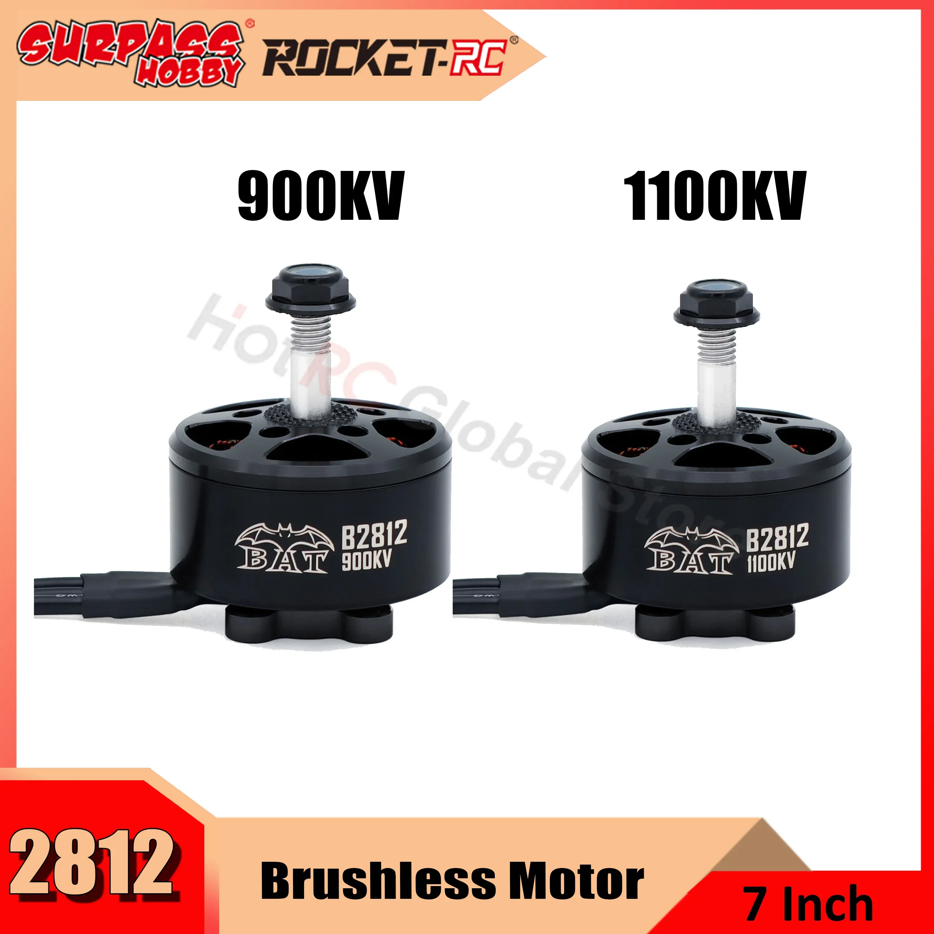 Surpass Hobby 2812 900KV 1100KV Outrunner Brushless Motor for FPV Racing Drones RC Plane Quadcopter APEX Mark4 XL7 7Inch