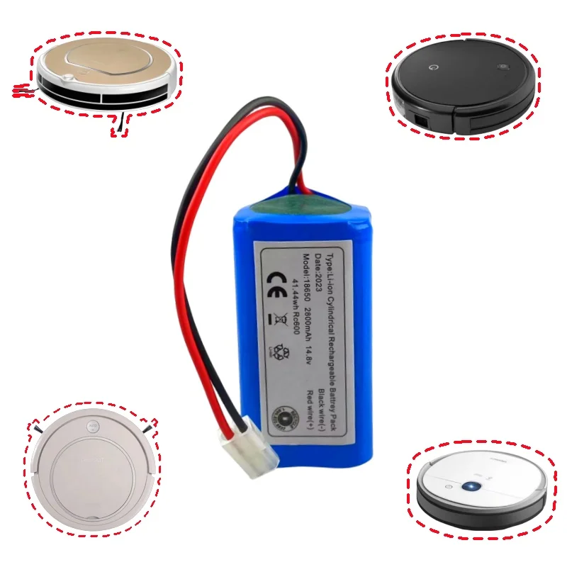 14.8V 2800mAh Li-Ion Da Tian Gong spina della batteria Batteria Per Rowenta Tefal Explorer Serie 20 40 60 Robot Aspirapolvere Batteria