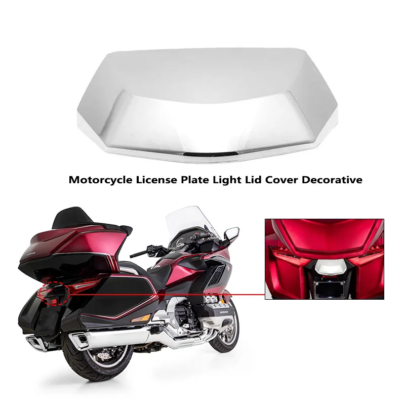 

Чехол для заднего номерного знака GoldWing GL1800 Chrome, Обложка для Honda Goldwing GL1800 Gold Wing Tour DCT подушка безопасности GL 1800 F6B 2018-2021