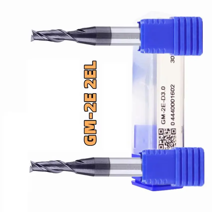 

ZCC.CT GM-2E-D1.0S/GM-2E-D1.5S/GM-2E-D2.0S/GM-2E-D2.5S/GM-2E-D3.0S/GM-2E-D4.0S GM-2E Two Flute Flat End Mills 1pcs/box