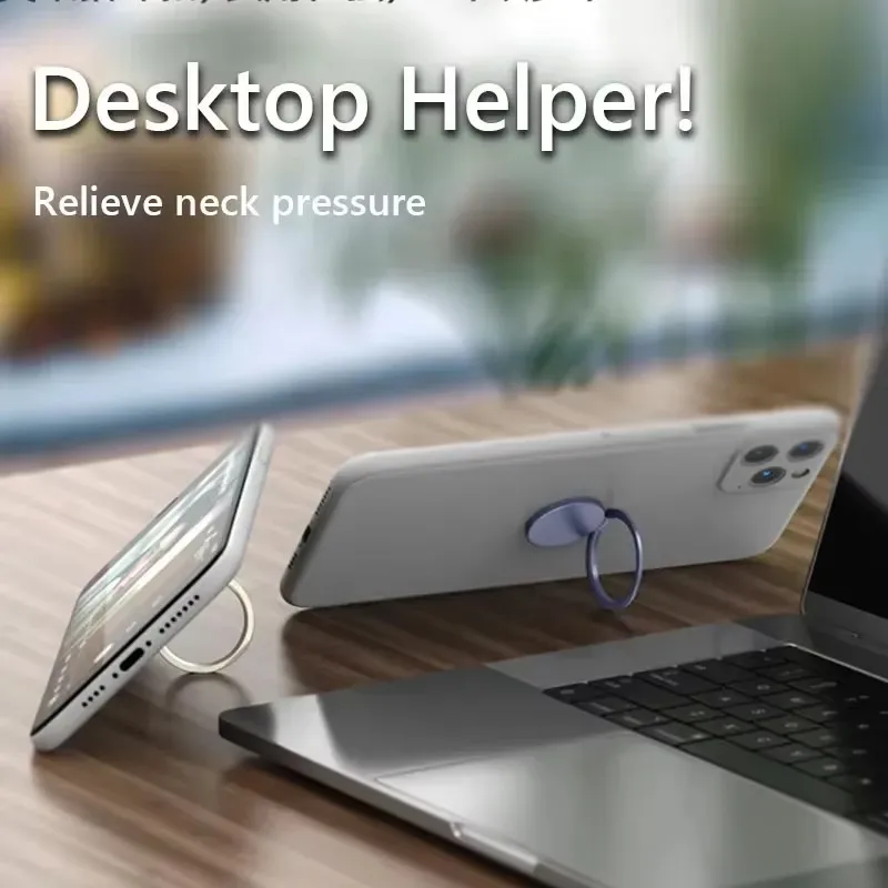 携帯電話用フィンガーリングホルダー,360度回転スタンド,車の磁気マウント,ステッカーパッド,取り外し可能なブラケット