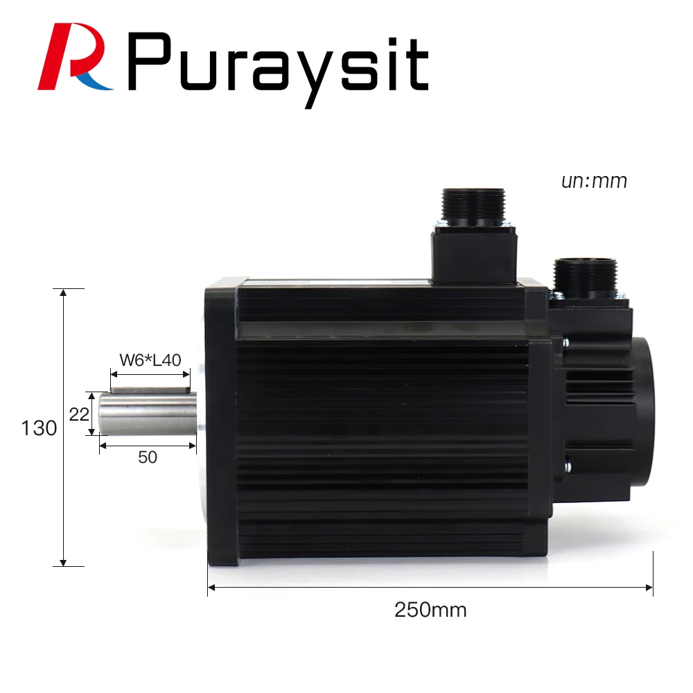 Puraysit AC Servo Motor Kits 2.3KW 130ST-M15015 AASD30A 15N.m 1500RPM 220V with 3M Cable