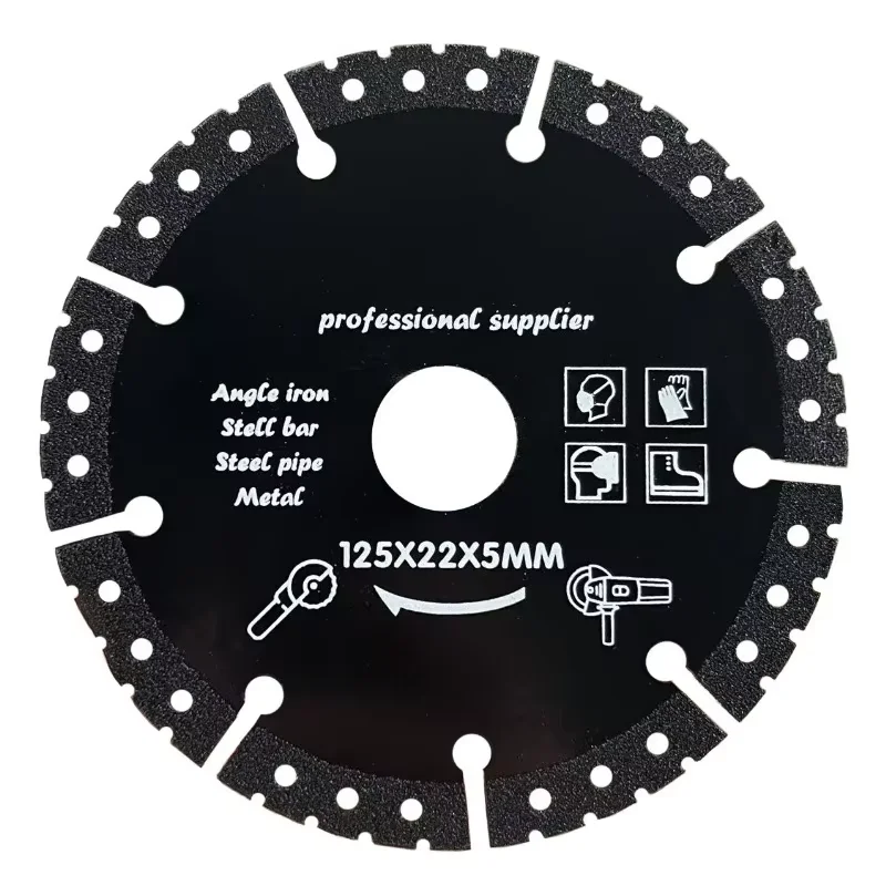 

125mm Metal Cutting Diamond Blades - Sharp Discs for Steel, Aluminum, Concrete, Stone, Marble, Iron Cutting Disc