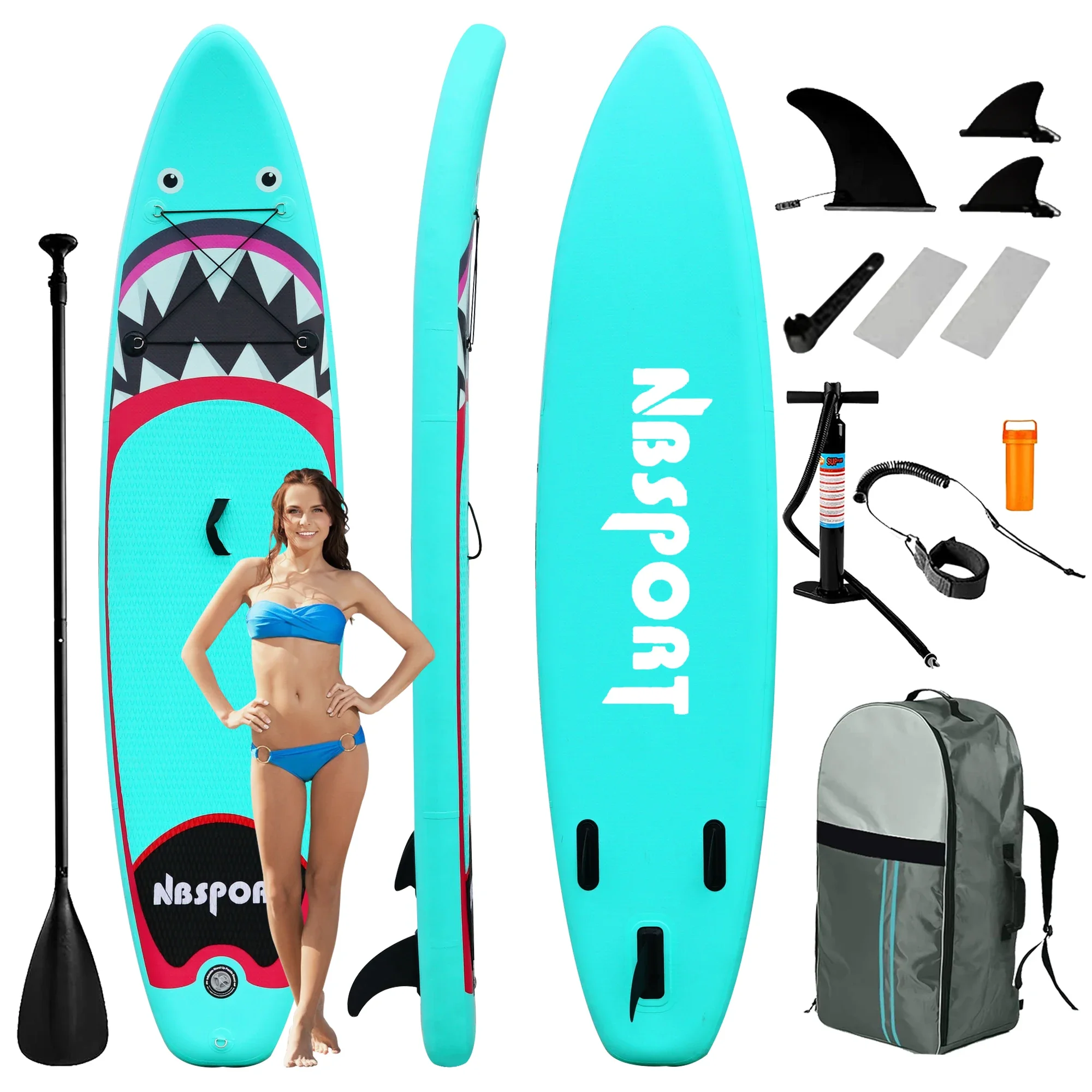 Tavola da surf gonfiabile Stand-Up Paddle Stand Up Air Blow Up Paddle Board gonfiabile per principianti