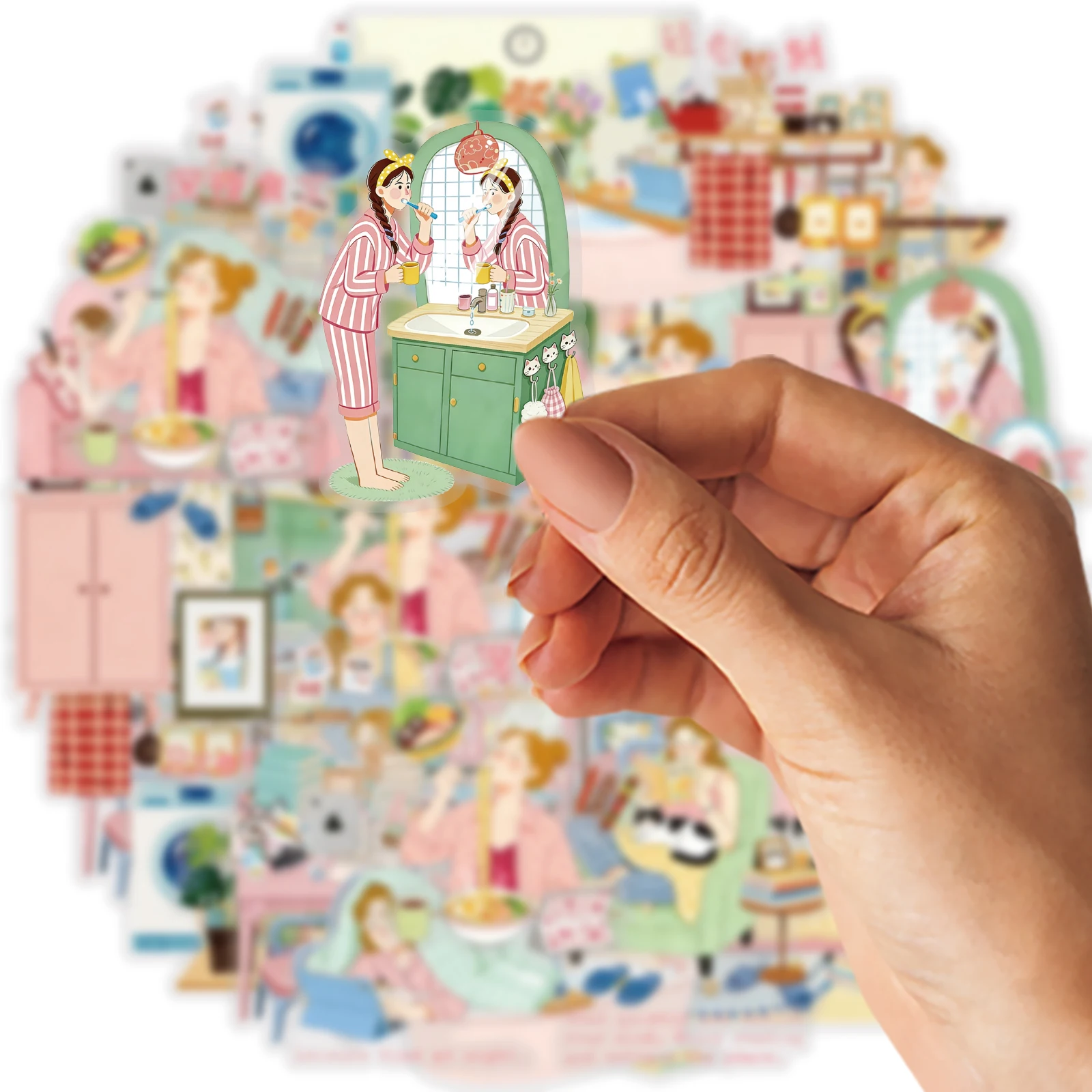 Etori Life 15Pcs Pet Stickers  - Home Office Budget recension och pris