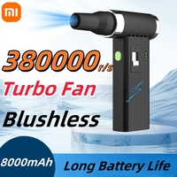 Xiaomi 380000RPM Turbo Fan Powerful Air Blower Portable Wireless Dust Cleaner Type-C Charging Brushless Jet Blower Outdoor Home