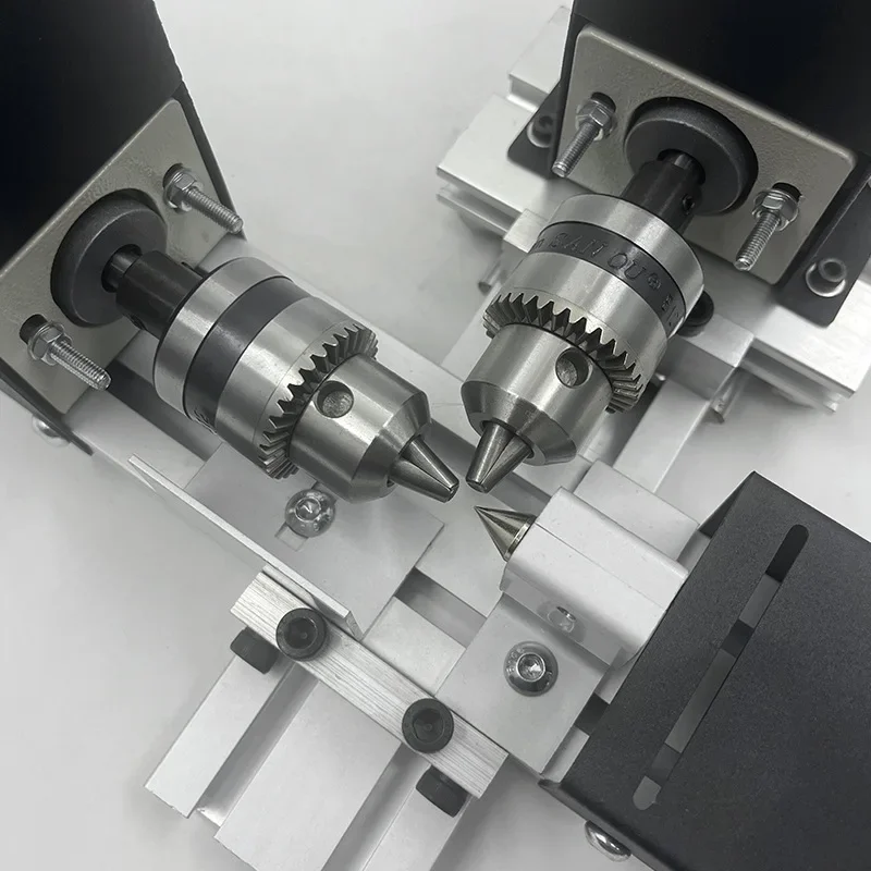 Dual-motor Buddhist prayer bead machine, small lathe, mechanical wood bracelet processing, multifunctional household mini and mi