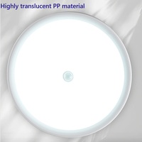 Led Ceiling Lamp With Human Body+Light Sensor 18w 24w Led Ceiling Light Fixtures For Entrance Balcony Corridor 165-265V