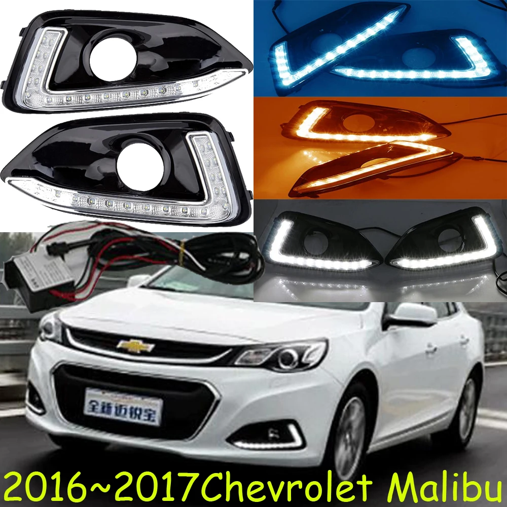 

Автомобильный бампер, фара для Chevrolet Malibu, дневные аксессуары 2016 ~ 2017y, автомобильные аксессуары для дневных ходовых огней, фара для противотуманных фар Malibu