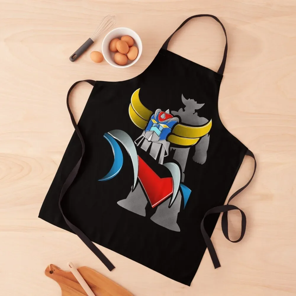 

Goldorak, Grendizer, Vintage Goldorak Apron christmas 2024 Kitchen for women halloween Cleaning Products For Home Apron