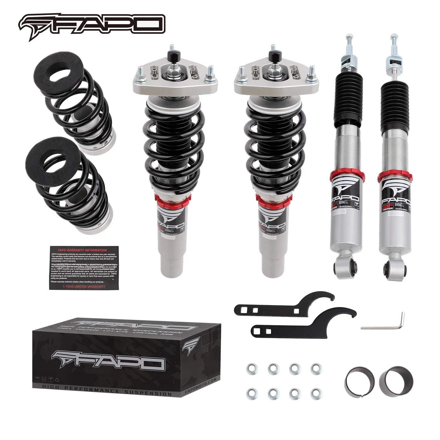 FAPO PF004820 For VW Golf Sportsvan MK7/A7/MQB 2012-2020 High Performance And Skill Coilovers Lower Parts Kit Shock Absorber