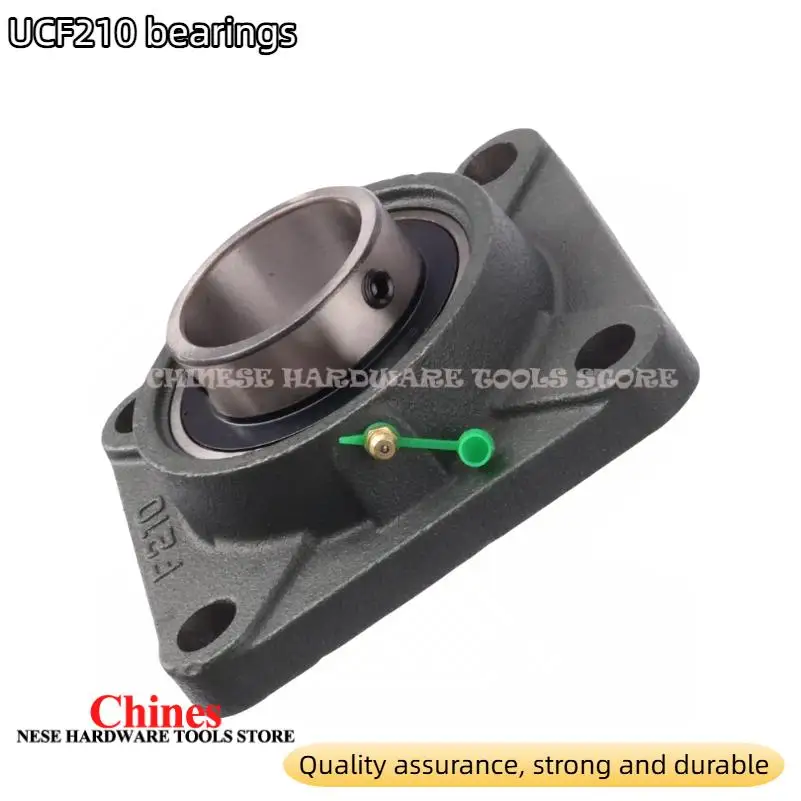 UCF210 شفة مقعد تحمل 50 مللي متر فتحة الحديد الزهر تحمل وحدة تثبيت قفل المسمار