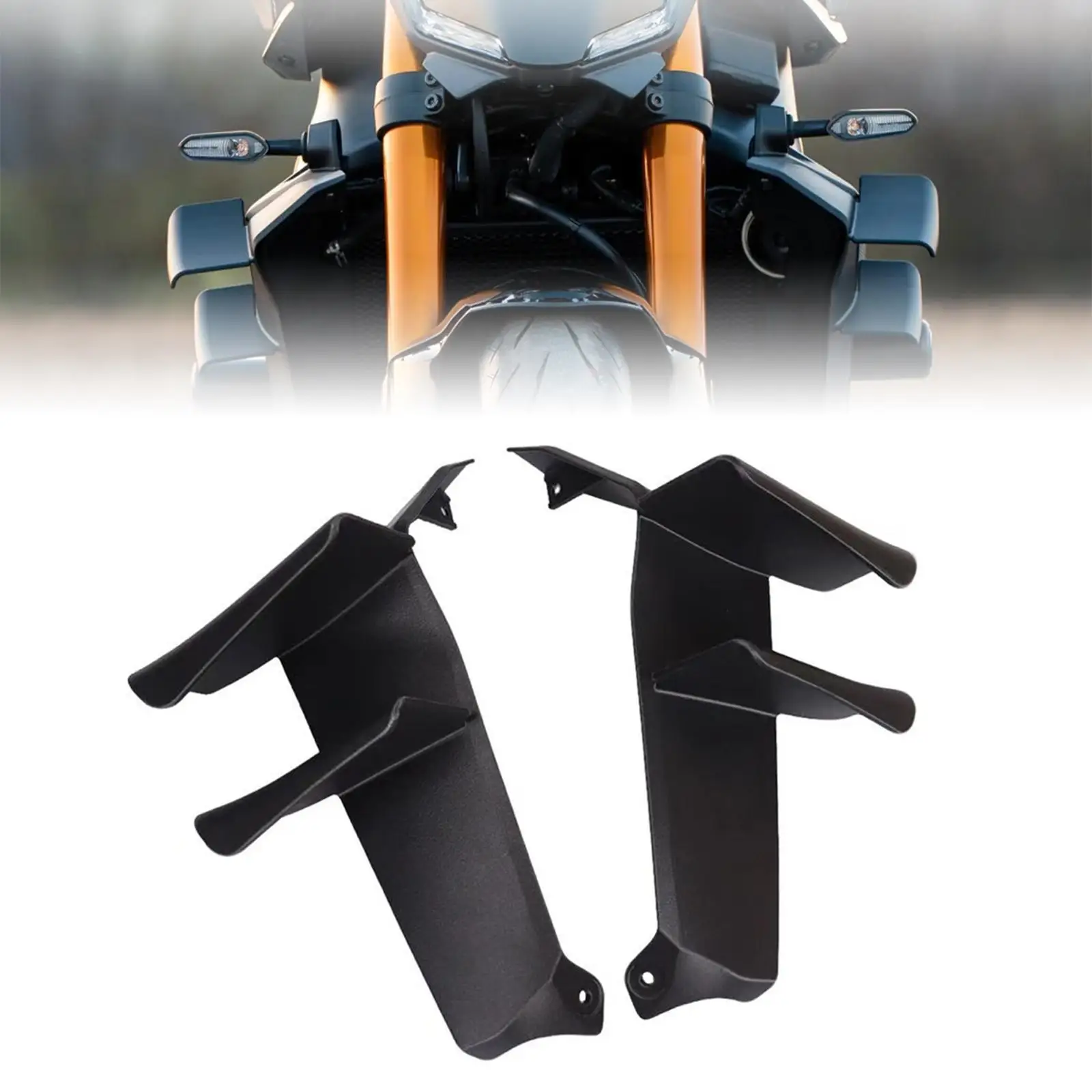 

Motorcycle Side Spoiler Air Deflectors Plastic Fairing Modification for MT-09 MT09 SP 2024 2025 Riding Parts