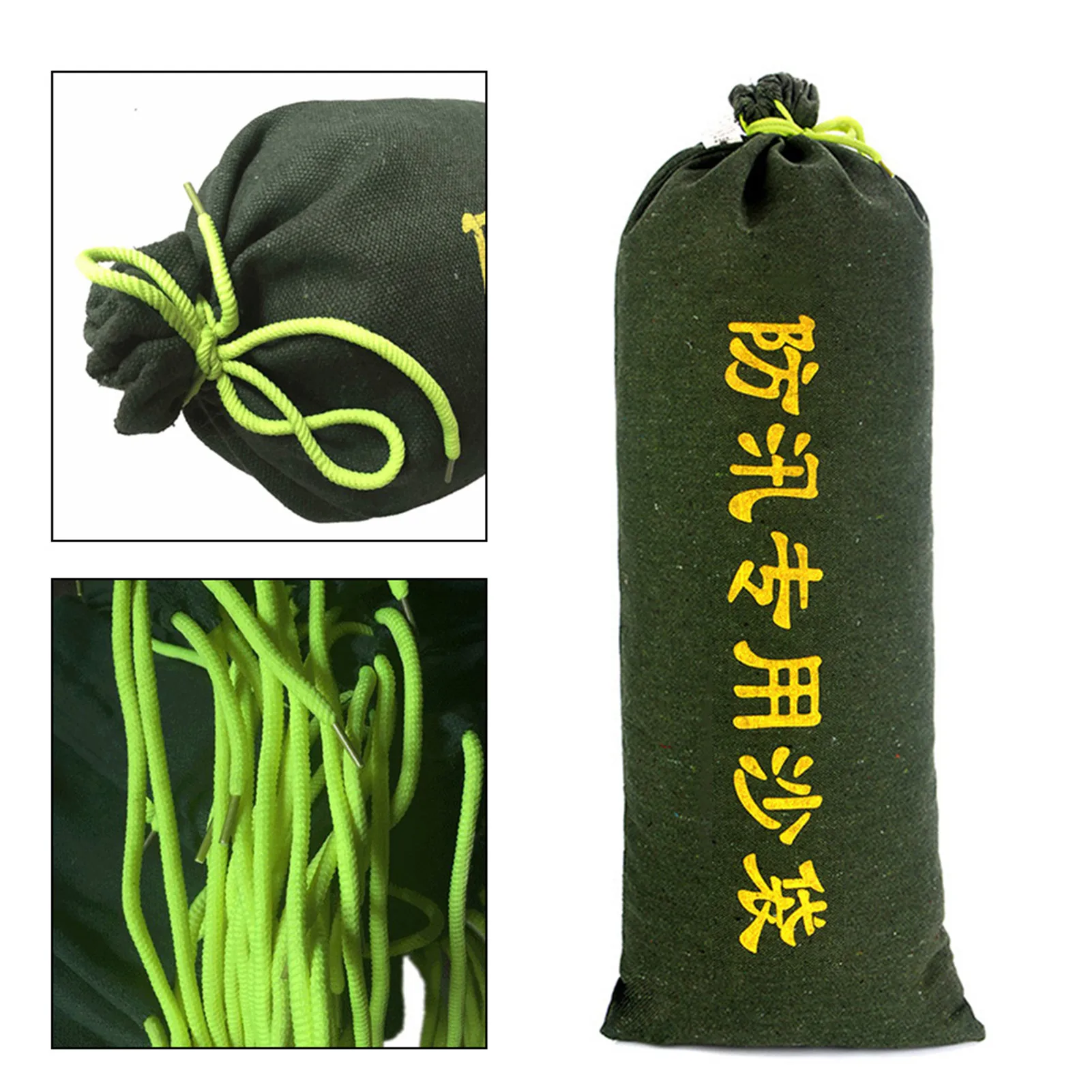 Sandless Sand Bags Thickened Water Flood Dam Bags Waterproof Canvas Flood Control Barrier Reusable Sandbags With Drawstring Ties