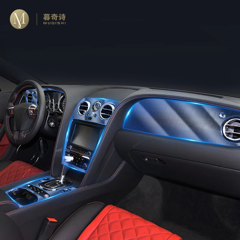 For Bentley Continental GT 2012-2017Car Interior Film Dashboard piano board Shift center console Anti-scratch TPU PPF Film refit