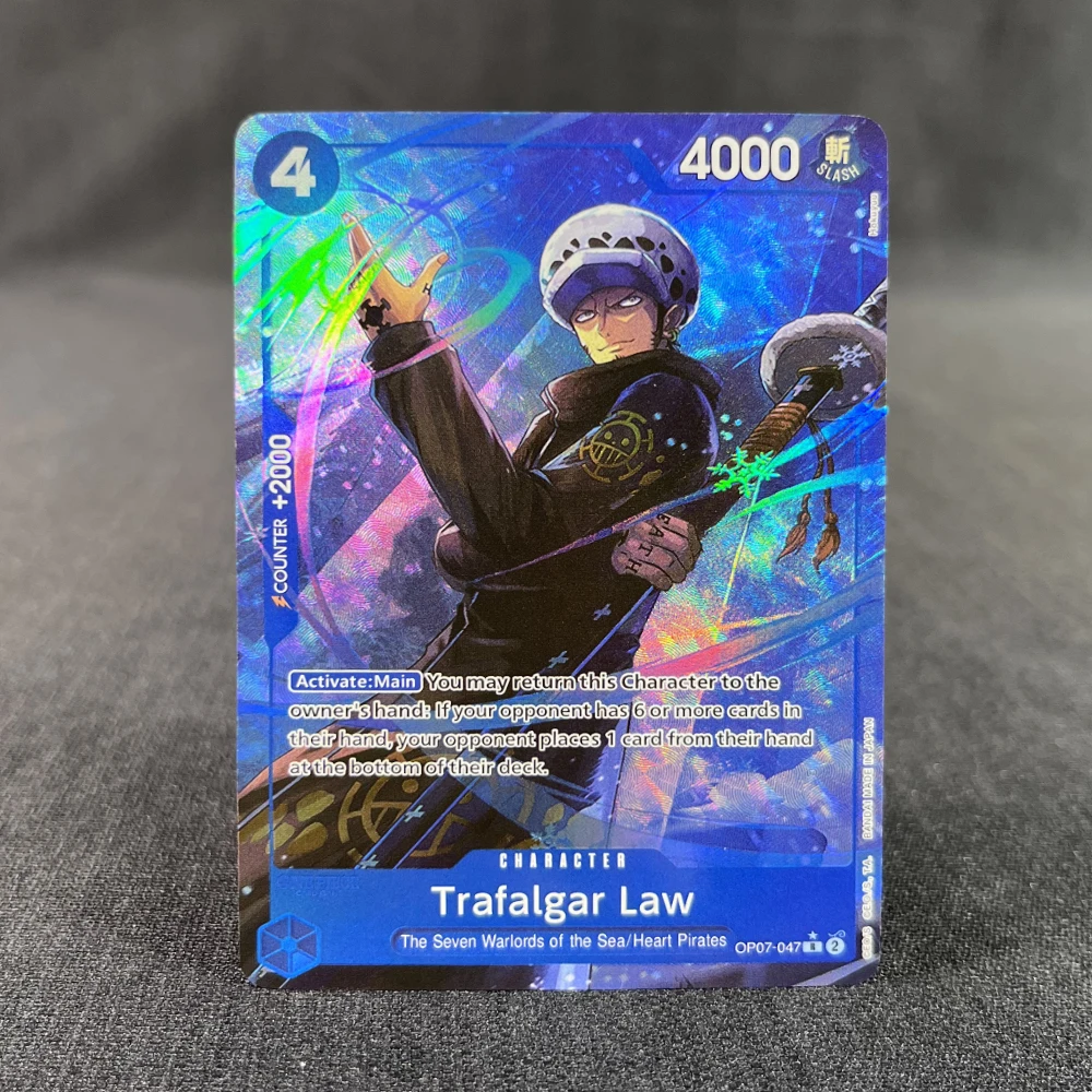 BANDAI Anime ONE PIECE Cards Textured OP07 Collection Card OPCG Cards Trading Card Luffy Ace Hancock English Proxy Card