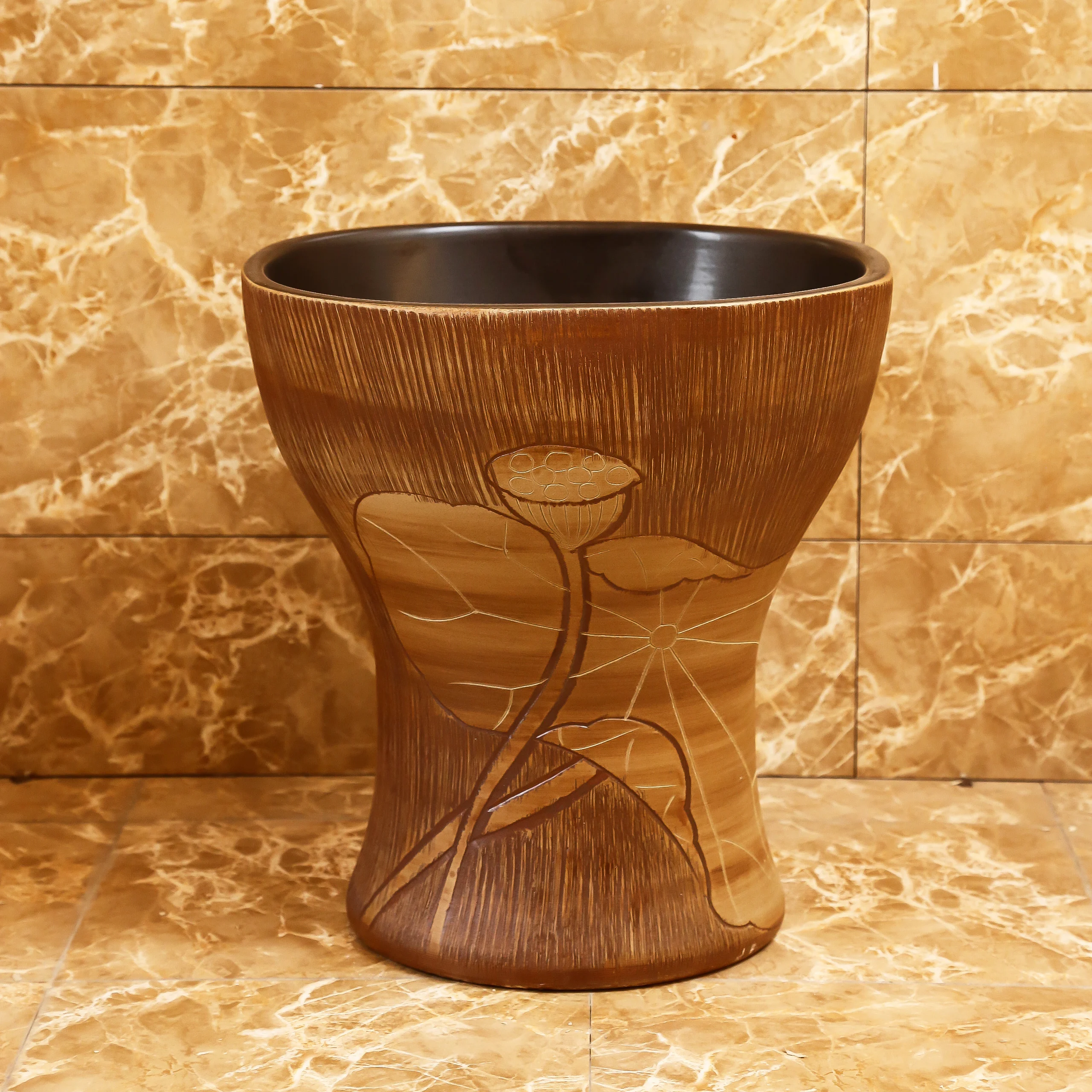 

Ceramic basin retro balcony bathroom household mop pool