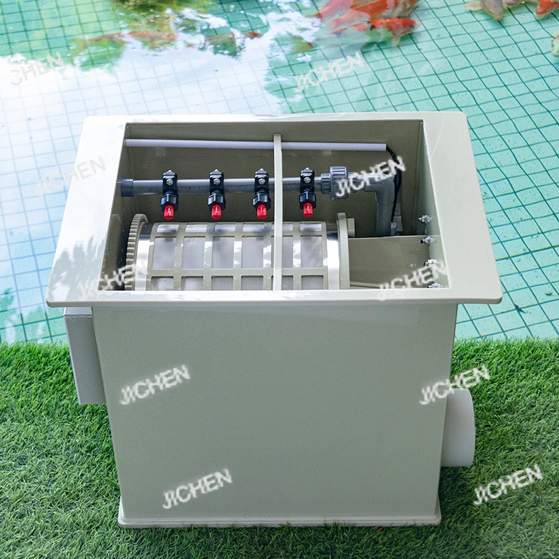 

Барабанный фильтр 10 м 3/ч аквакультура фильтр для рыбного пруда аквариумный фильтр для пруда кои роторный барабанный фильтр 10 т