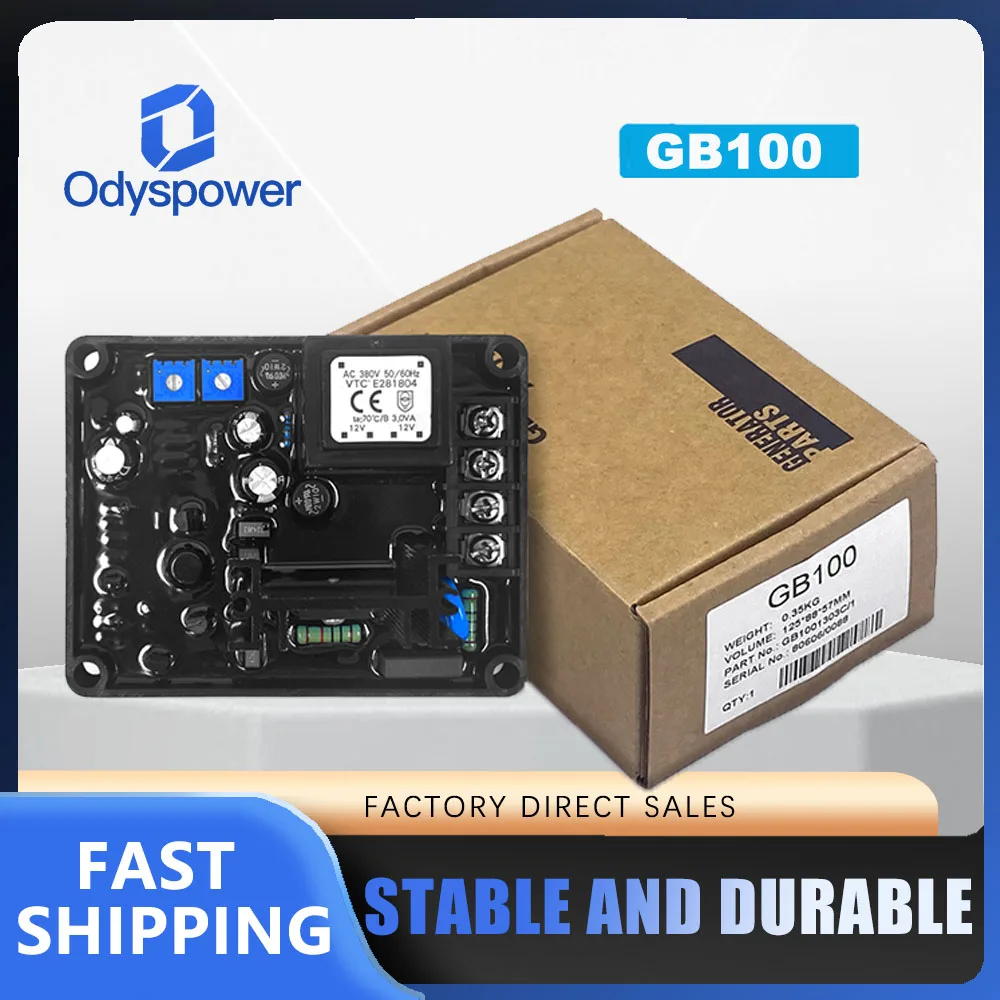 AVR GB-100 Generator Pressure Regulating Plate Carbon Brush AVR Excitation Regulating Regulator GB100 AVR