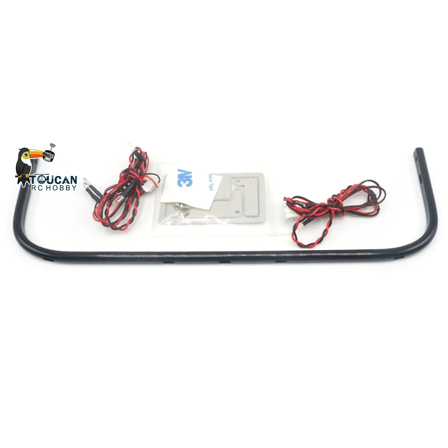 Luz delantera inferior LED de cabina, repuesto para juguetes, coche teledirigido 1/14 56360 56362, camiones de Control remoto, modelo Toucan, piezas DIY TH23163