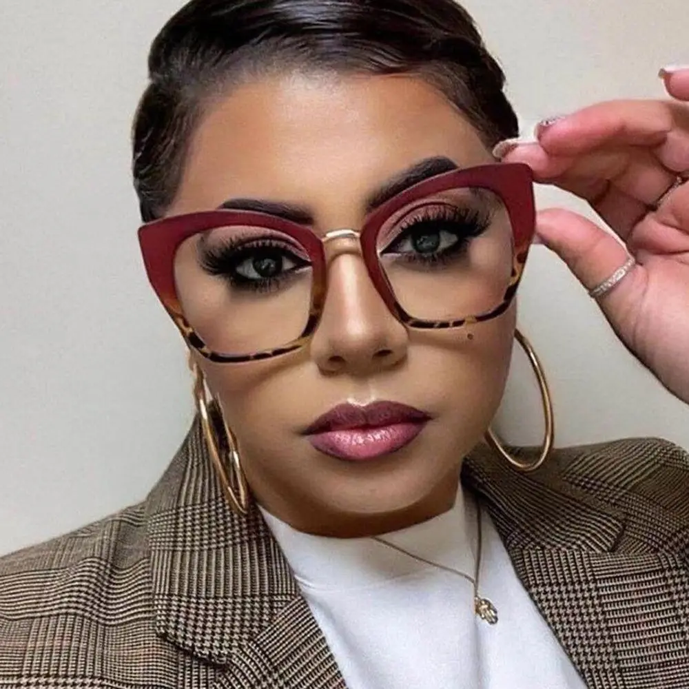 

Big Frame Blue Light Blocking Anti Radiation Computer Eyeglasses Anti Blue Light Glasses Cat Eye Frame Eyewear Optical Glasses