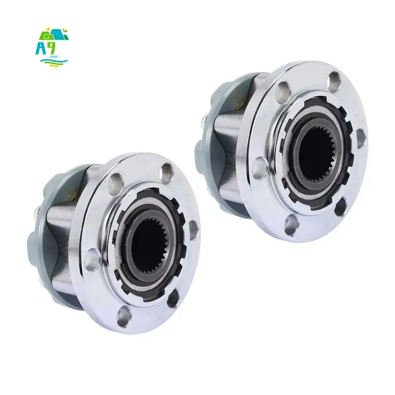 A09E-2Pcs 28 Teeth Car Front Wheel Clutch Locking Hub 4WD System Actuator For Mitsubishi For Pajero L200 4X4 L300 4X4 MB886389