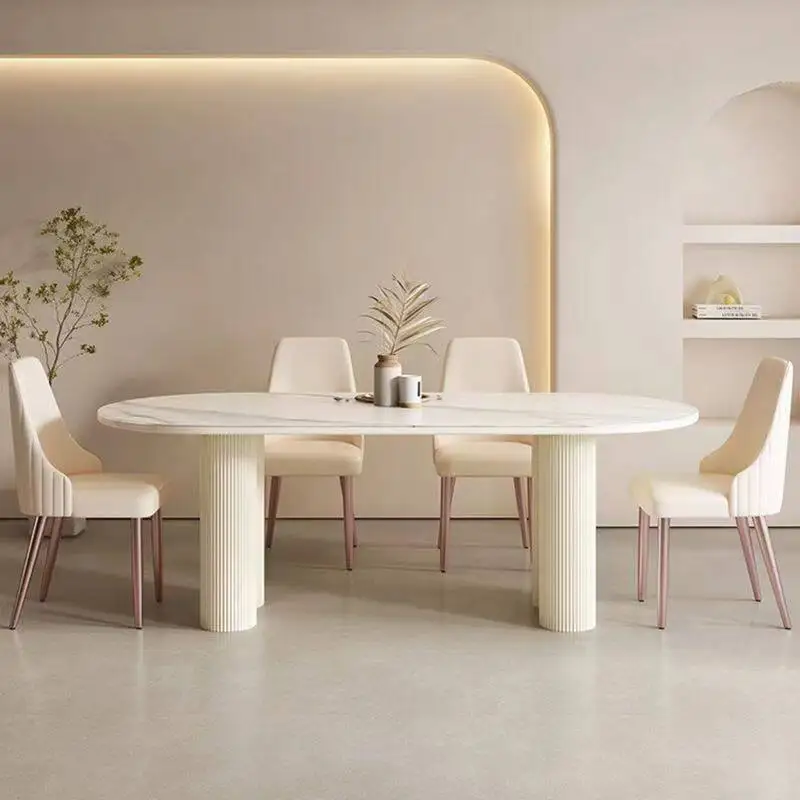 

Design Modern Dining Tables White Square High Wooden Modern Dining Tables Luxury Space Saving Mesas De Jantar Home Furniture