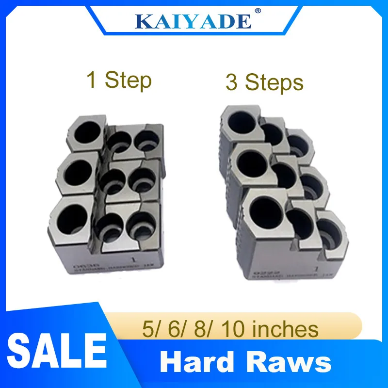 

High Precision Hydraulic Hard Claw Three Jaw Chuck CNC Lathe Machine Accessories 5 Inch 6 Inch 8 Inch 10 Inch Strong Step Claws